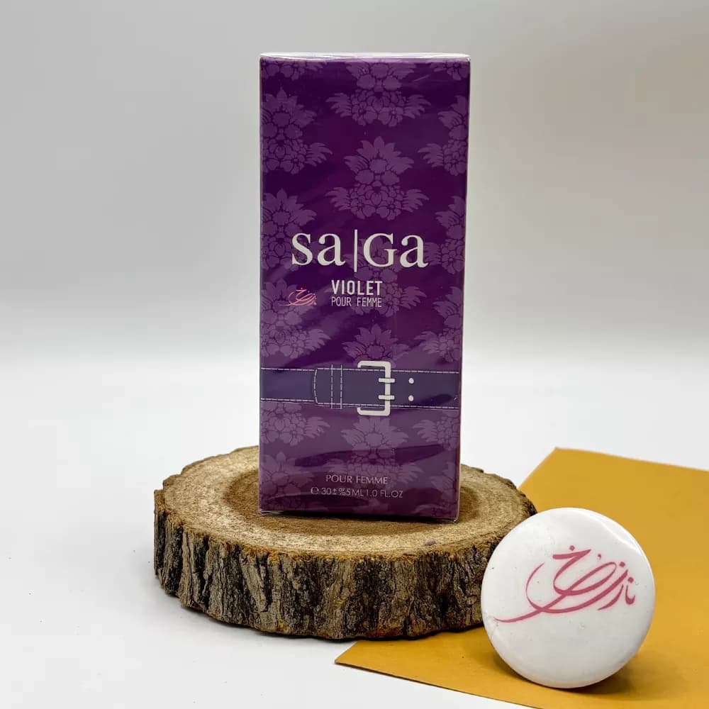 عطر جیبی زنانه عماد آرا مدل ساگا ویولت ( SAGA Violet ) حجم 30 میلی لیتر — تصویر ۴