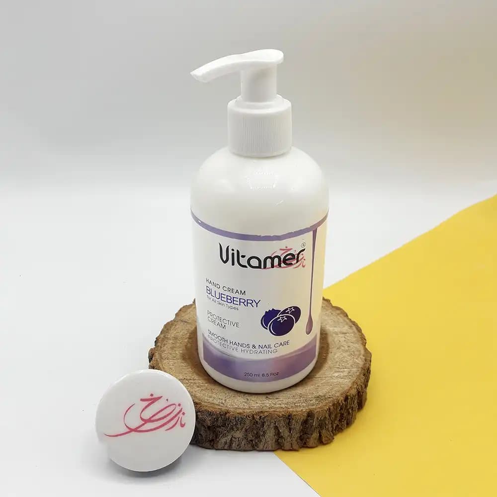 کرم آبرسان ویتامر Vitamer مدل بلوبری پمپی حجم 250 میلی لیتری — تصویر ۲