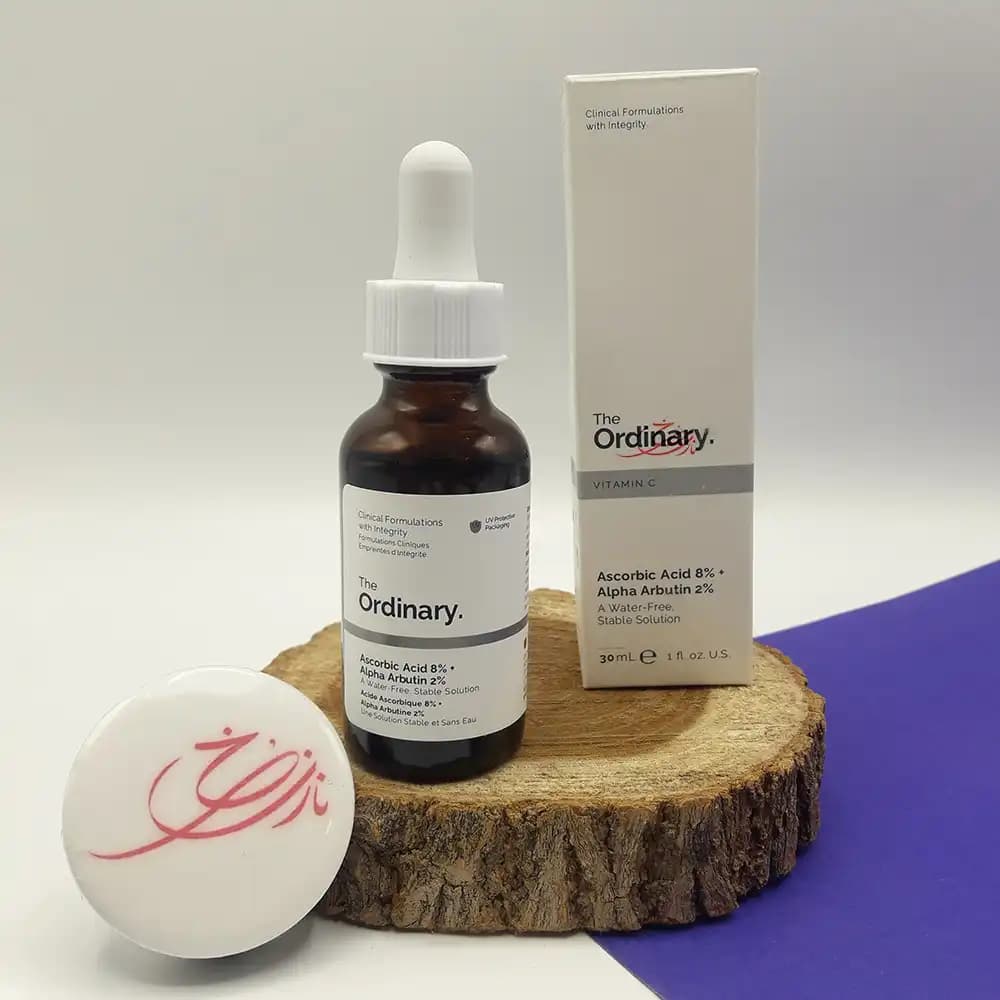 سرم ضد لک و روشن کننده اوردینری Ordinary Ascorbic Acid 8% + Alpha Arbutin 2% حجم 30 میلی لیتری (های کپی) — تصویر ۲