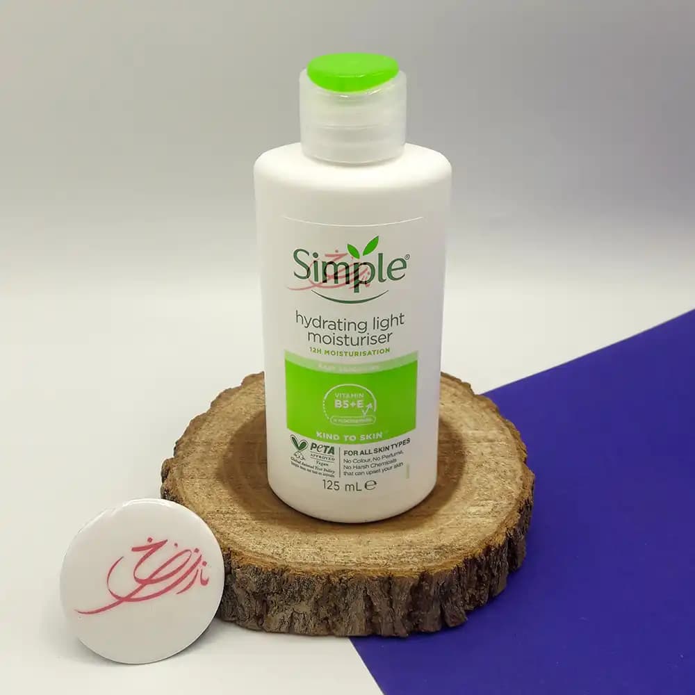 کرم آبرسان سیمپل Simple مدل لایت light حجم 125 میل — تصویر ۴