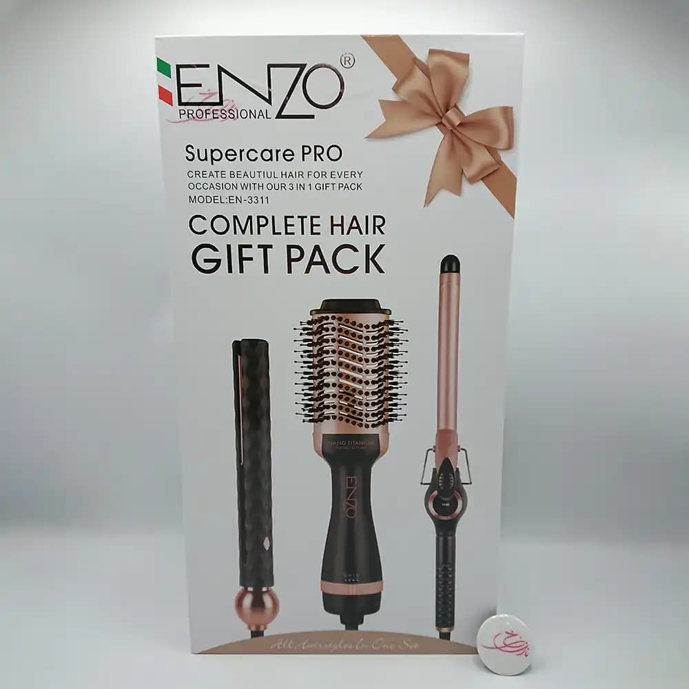 ست بابلیس، اتو مو و برس حرارتی انزو پروفیشینال ENZO PROFESSIONAL مدل EN-3311 — تصویر ۲