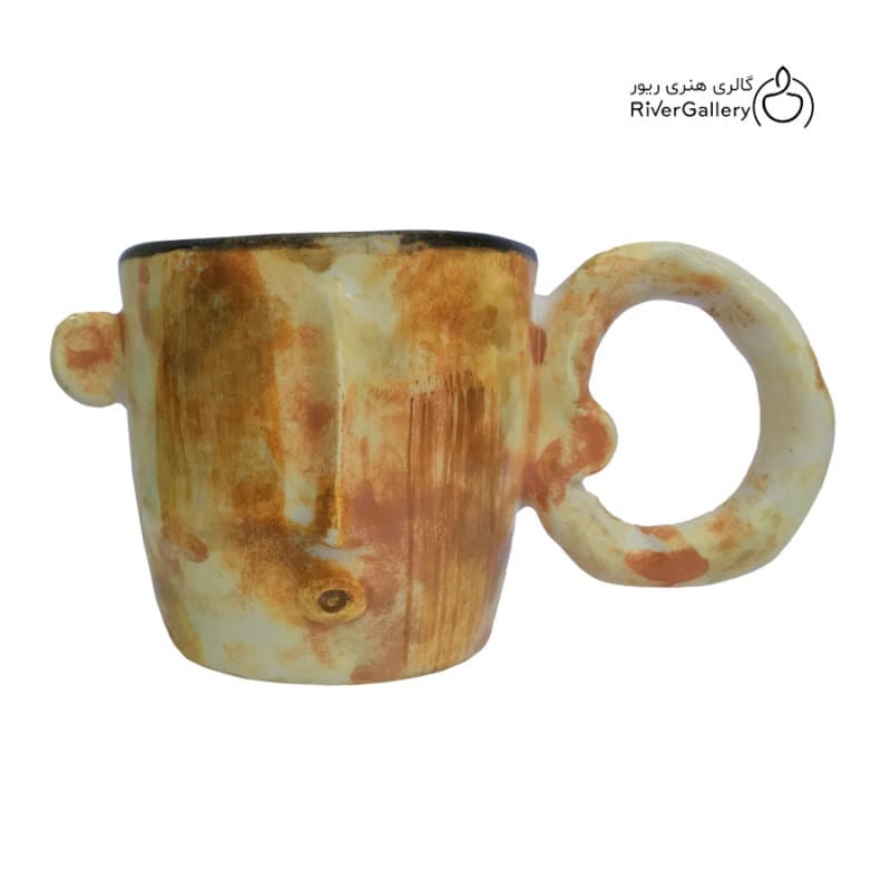ماگ سرامیکی دست ساز کوبیسم همزاد