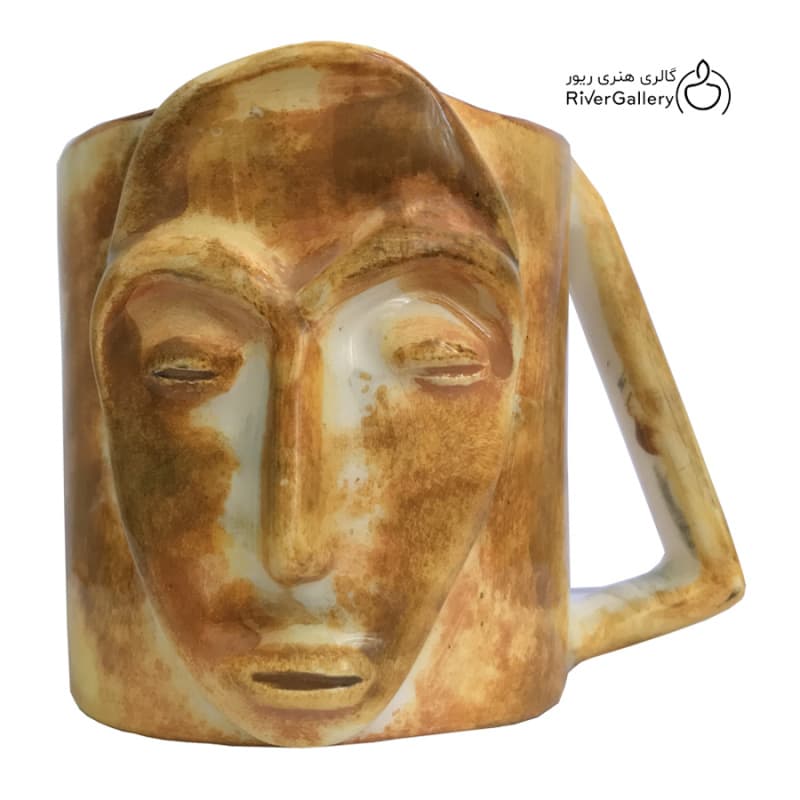 ماگ سرامیکی دست ساز کوبیسم برزخ