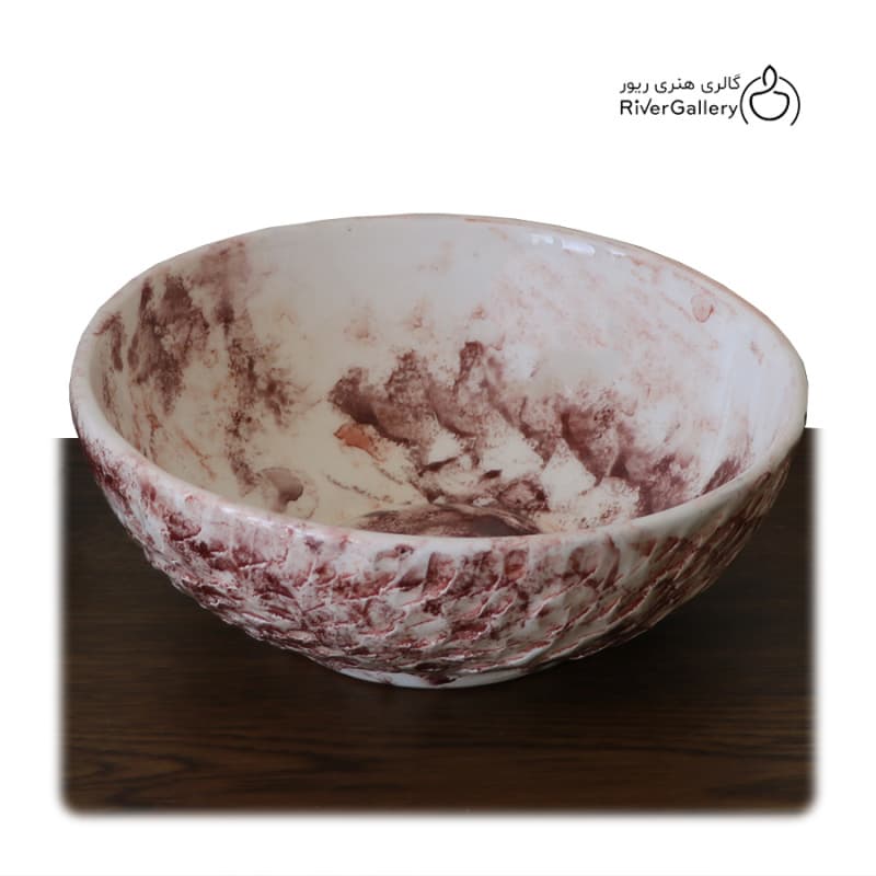 کاسه سرامیکی دست ساز درنا