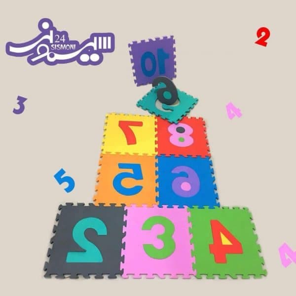 پازل و کفپوش فومی( لی لی) اعداد انگلیسی
