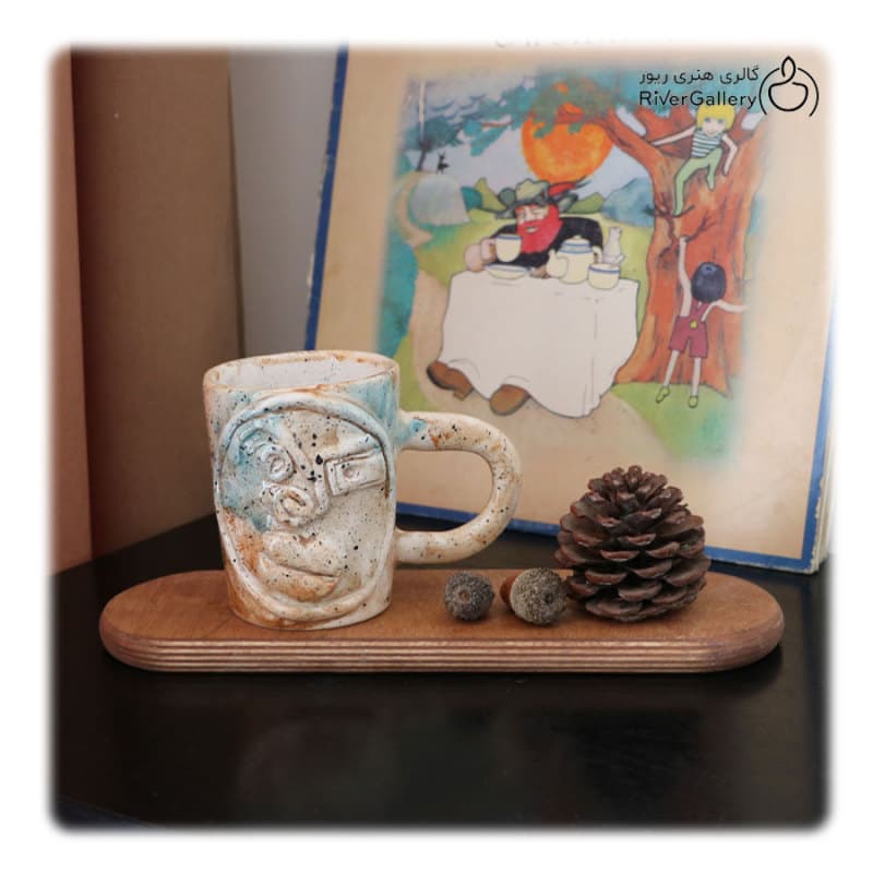ماگ سرامیکی دست ساز کوبیسم شرور