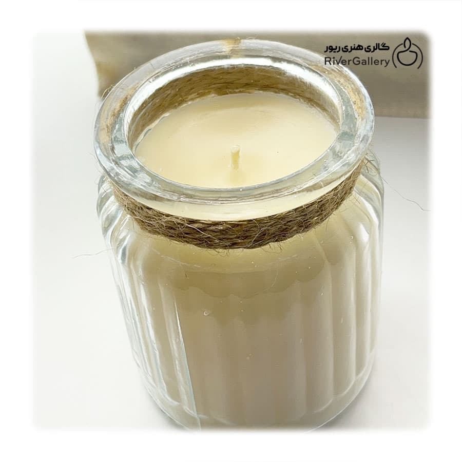 شمع معطر دست ساز برفی — تصویر ۵