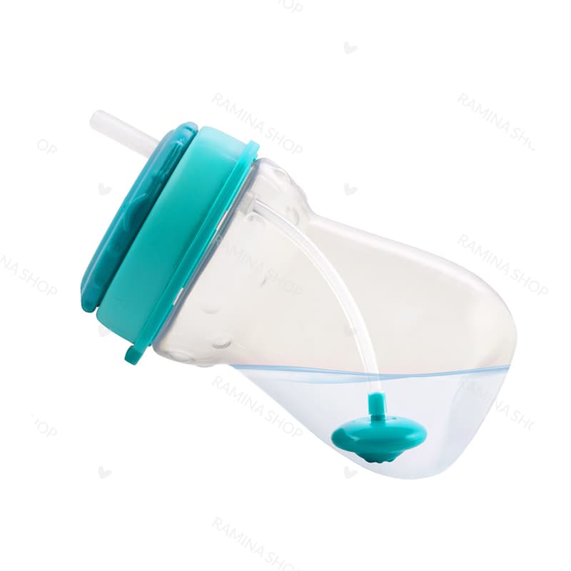 لیوان آبخوری نی دار 350 میل طرح سگ کانپول Canpol — تصویر ۵