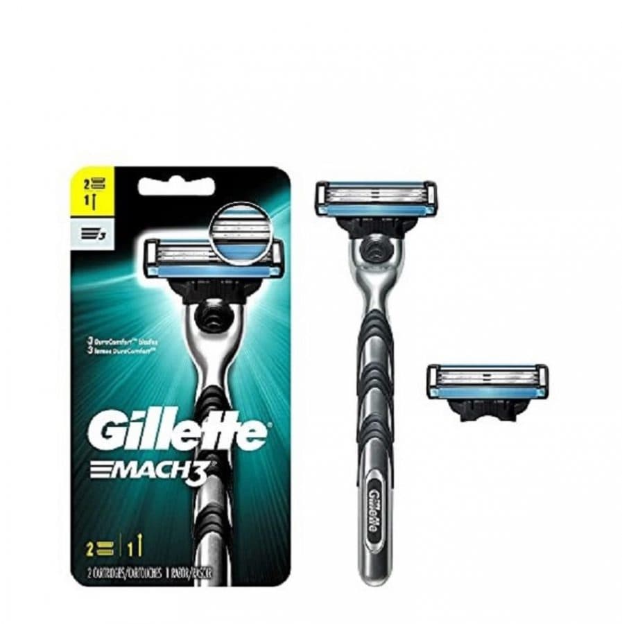 دسته تیغ مردانه مچ تری ژیلت با2 یدک – Gillette