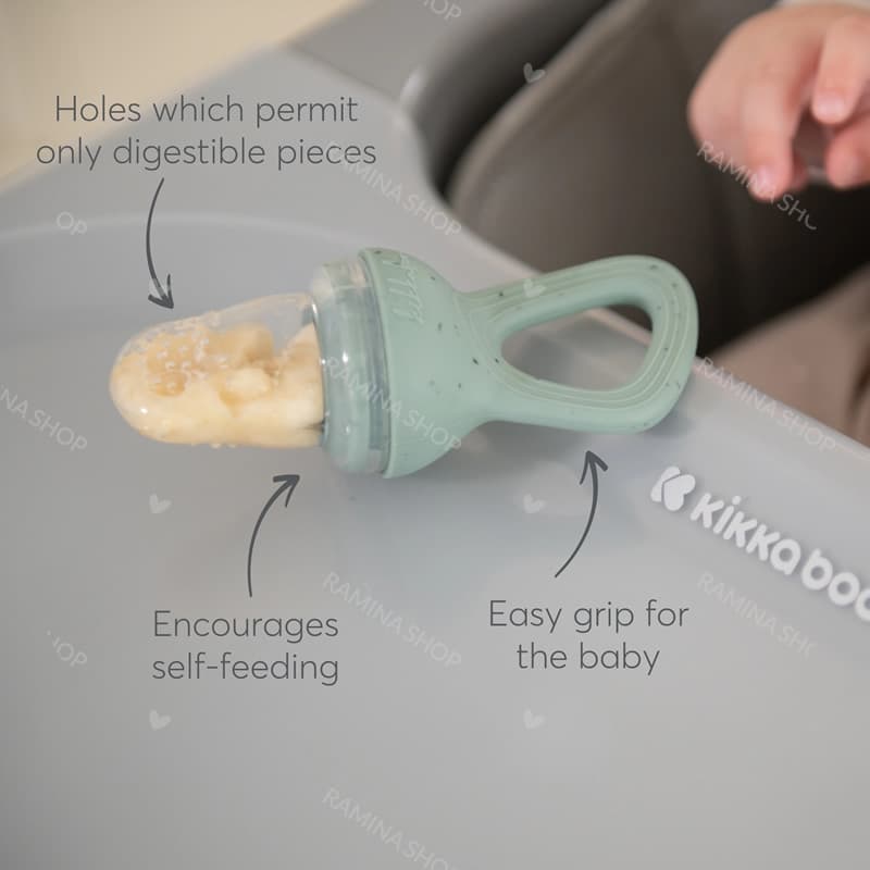 میوه خوری سیلیکونی نوزاد کیکابو Kikka boo — تصویر ۸