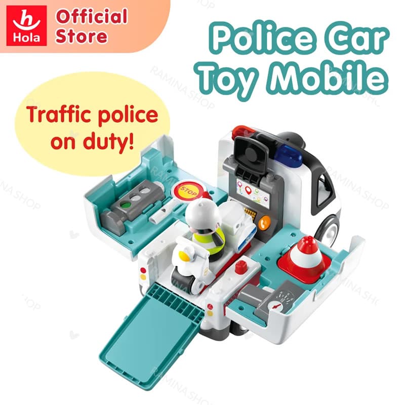 اسباب بازی ماشین پلیس هالی تویز Huile Toys