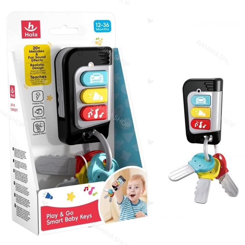 دسته کلید و ریموت اسباب بازی هالی تویز Huile Toys