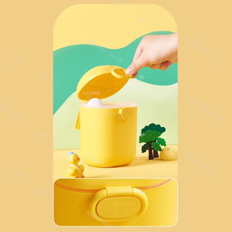 ظرف ذخیره شیر خشک طرح جوجه زرد — تصویر ۷