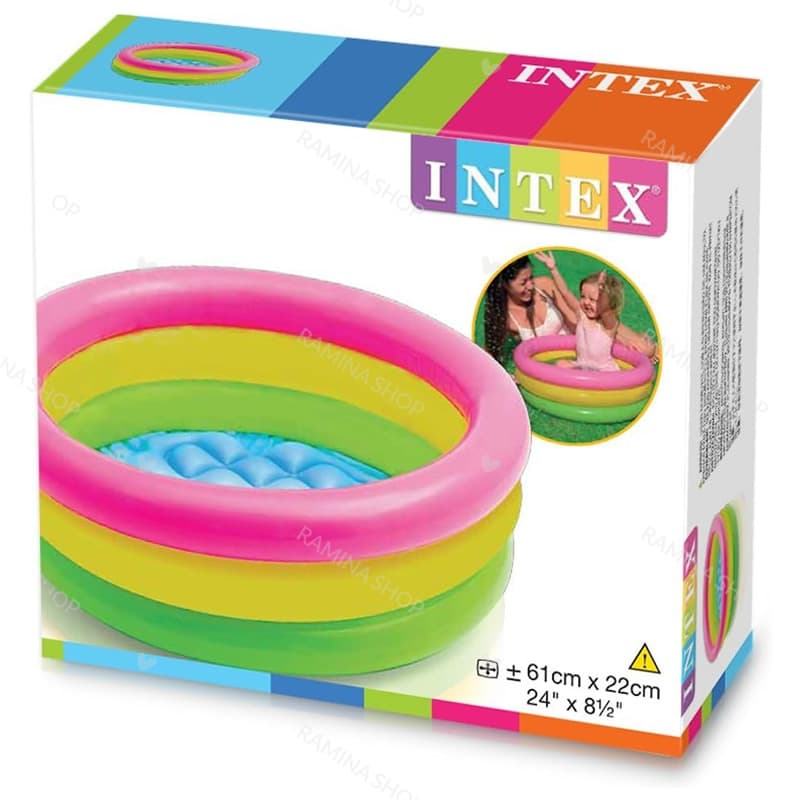 استخر بادی کوچک کد 57107 اینتکس Intex — تصویر ۳