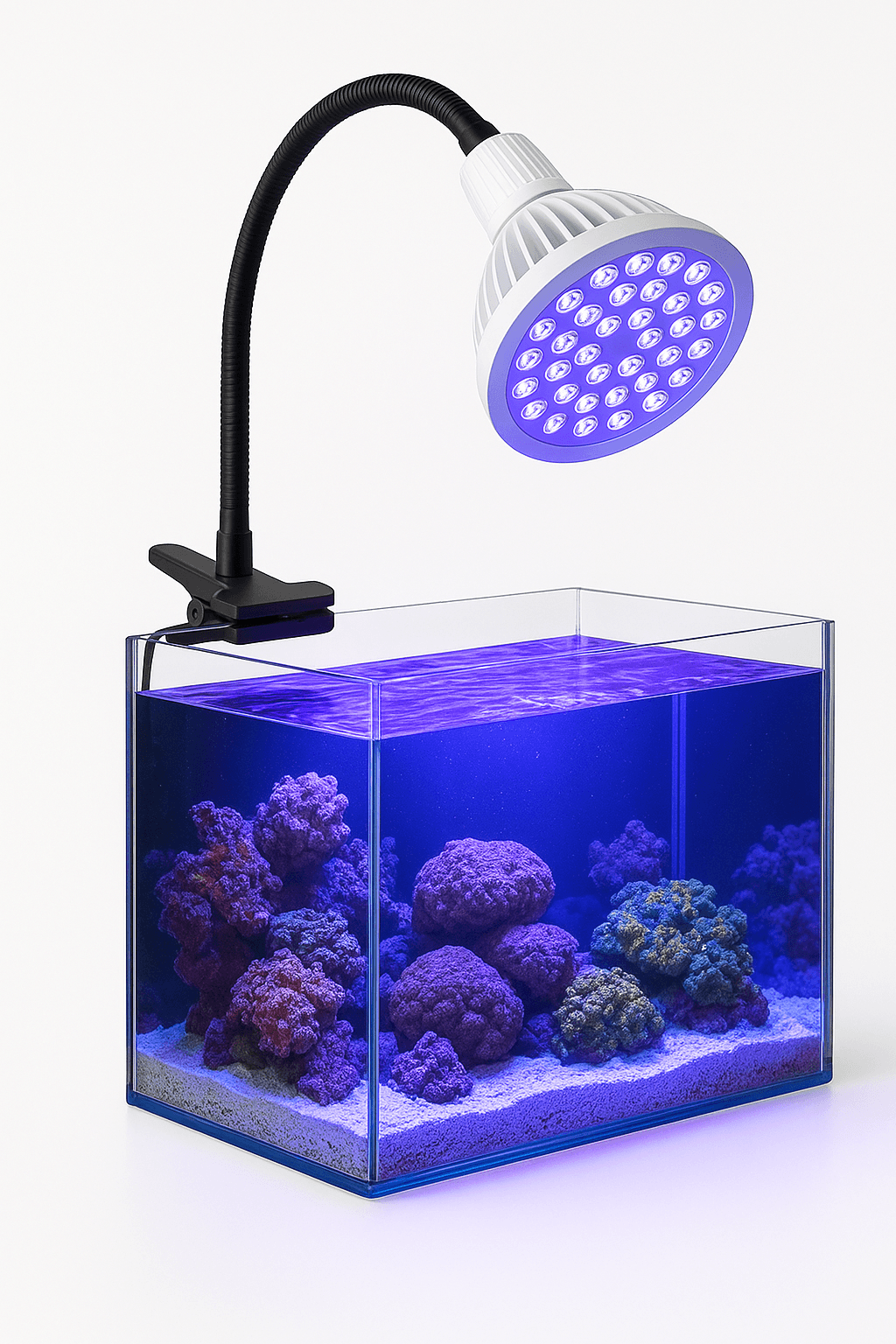 چراغ LED آکواریومی پایه‌دار ۳۶ وات