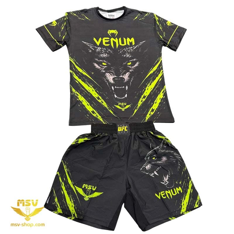 ست لباس رزمی MMA و بوکس VENUM ونوم MSV طرح گرگ — تصویر ۱۲