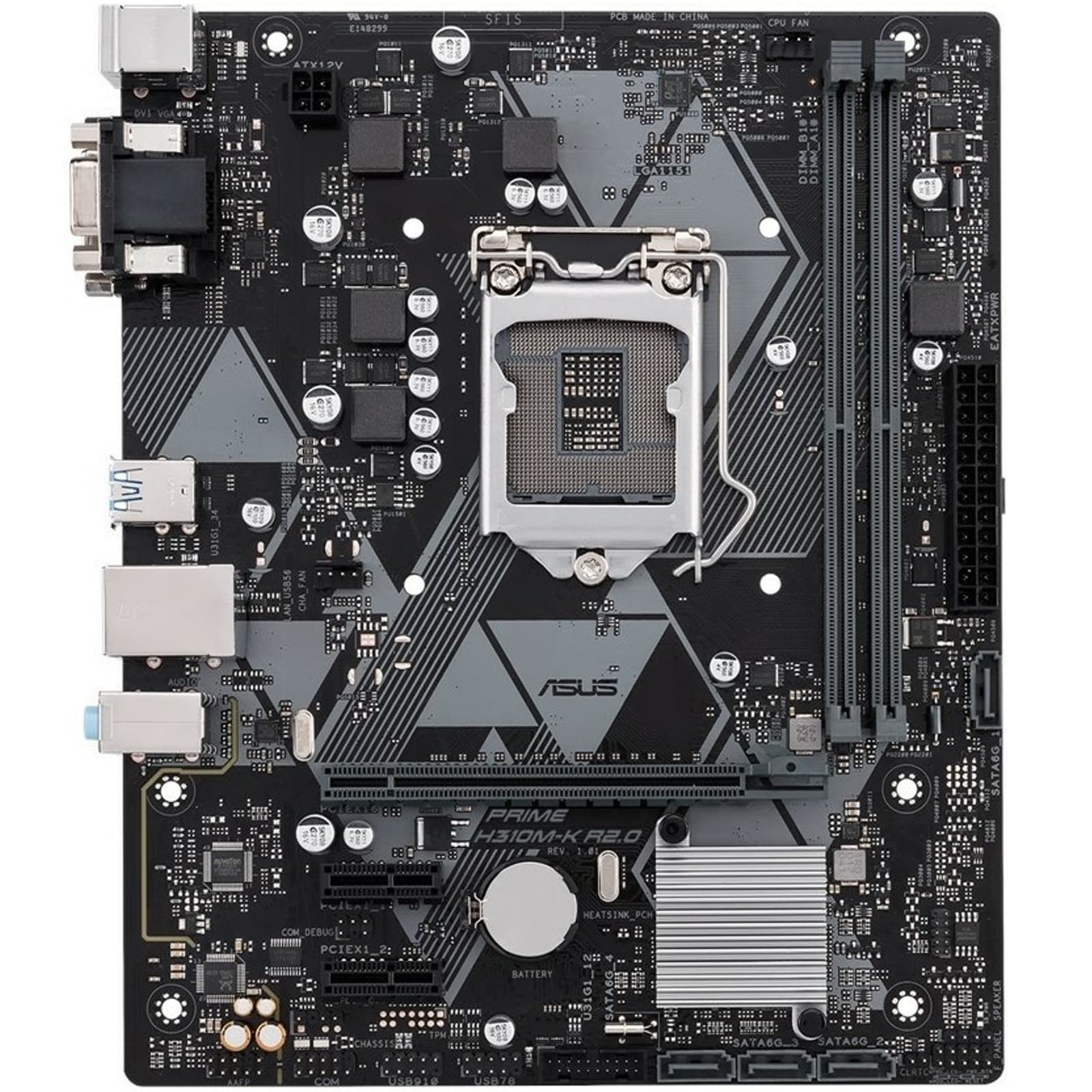 مادربرد ایسوس مدل PRIME H310M-K R2.0 — تصویر ۱۰