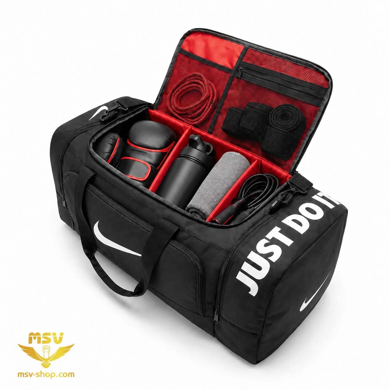 ساک تفکیکی نایک بزرگ XXL برای باشگاه و تمرین — تصویر ۱۰