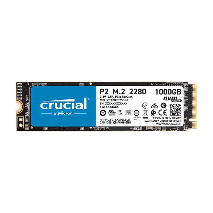 اس اس دی 1 ترابایت کروشیال P2 PCIe M.2 — تصویر ۴