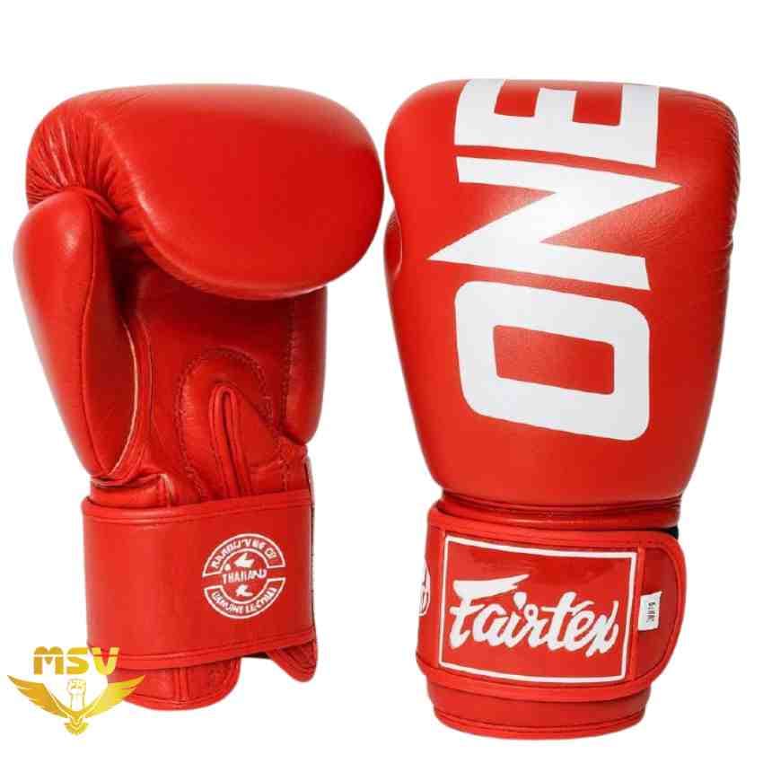 دستکش بوکس چرم طبیعی درجه یک فرتکس | Fairtex وان | ONE Championship در ۴ رنگ