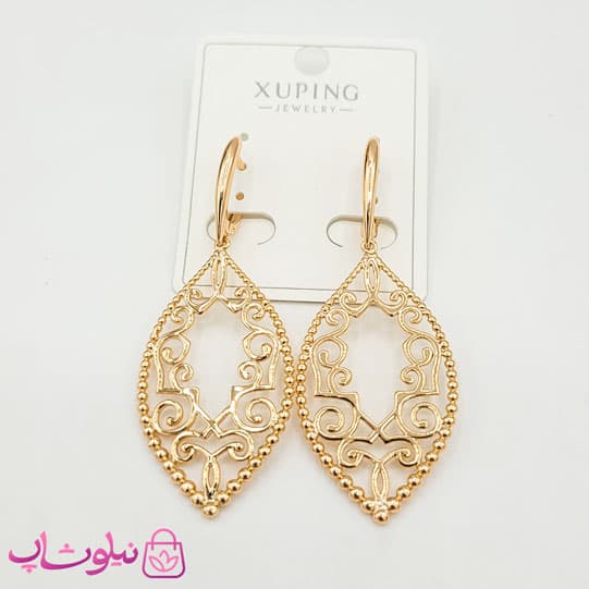گوشواره آویز زنانه ژوپینگ کد 1591 — تصویر ۲