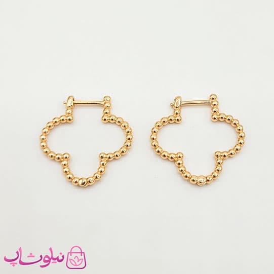 گوشواره حلقه ای دخترانه ژوپینگ کد 691-1 — تصویر ۳