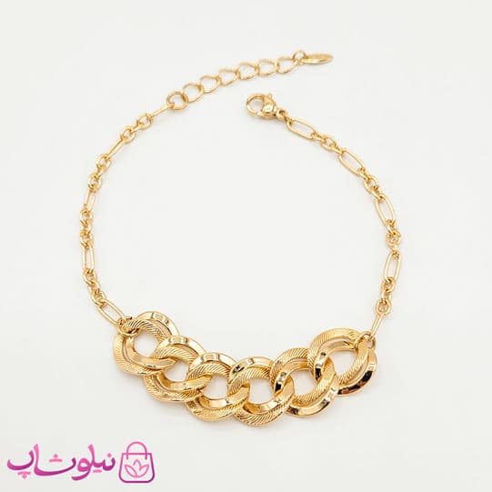 دستبند دخترانه ژوپینگ زنجیری کد 1691