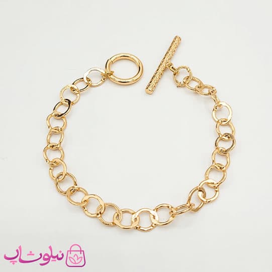 دستبند دخترانه ژوپینگ زنجیری ساده کد 891-1