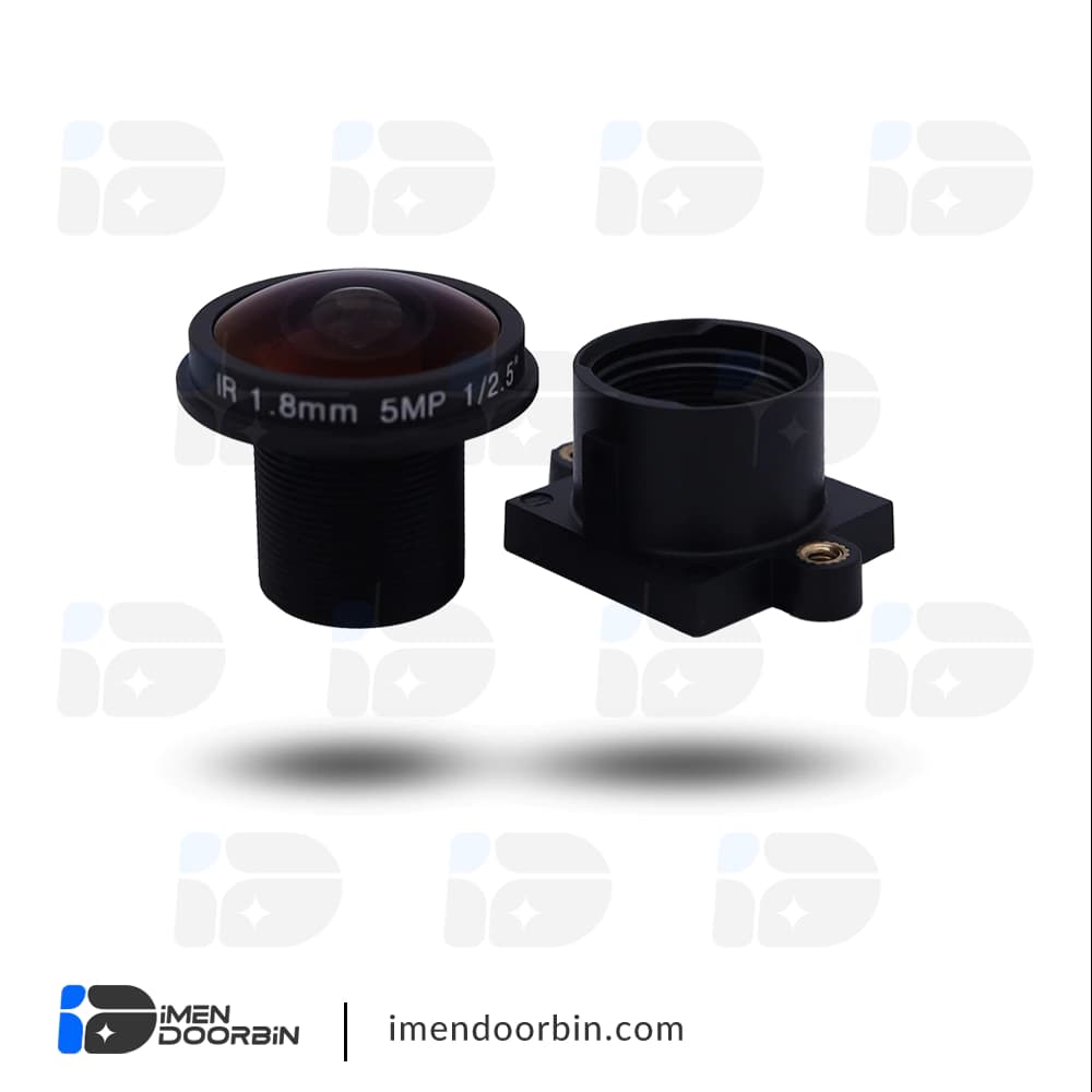 لنز 5 مگاپیکسل فیش آی (Fish Eye) + هولدر — تصویر ۲