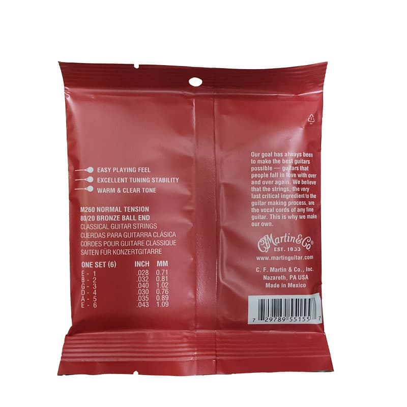 سیم گیتار کلاسیک مارتین مدل Martin M260 — تصویر ۵