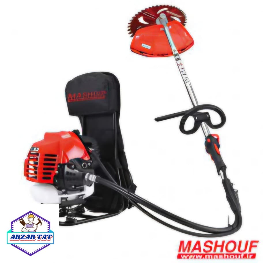 دستگاه علف زن کوله پشتی حرفه ای MASHOUF 8720