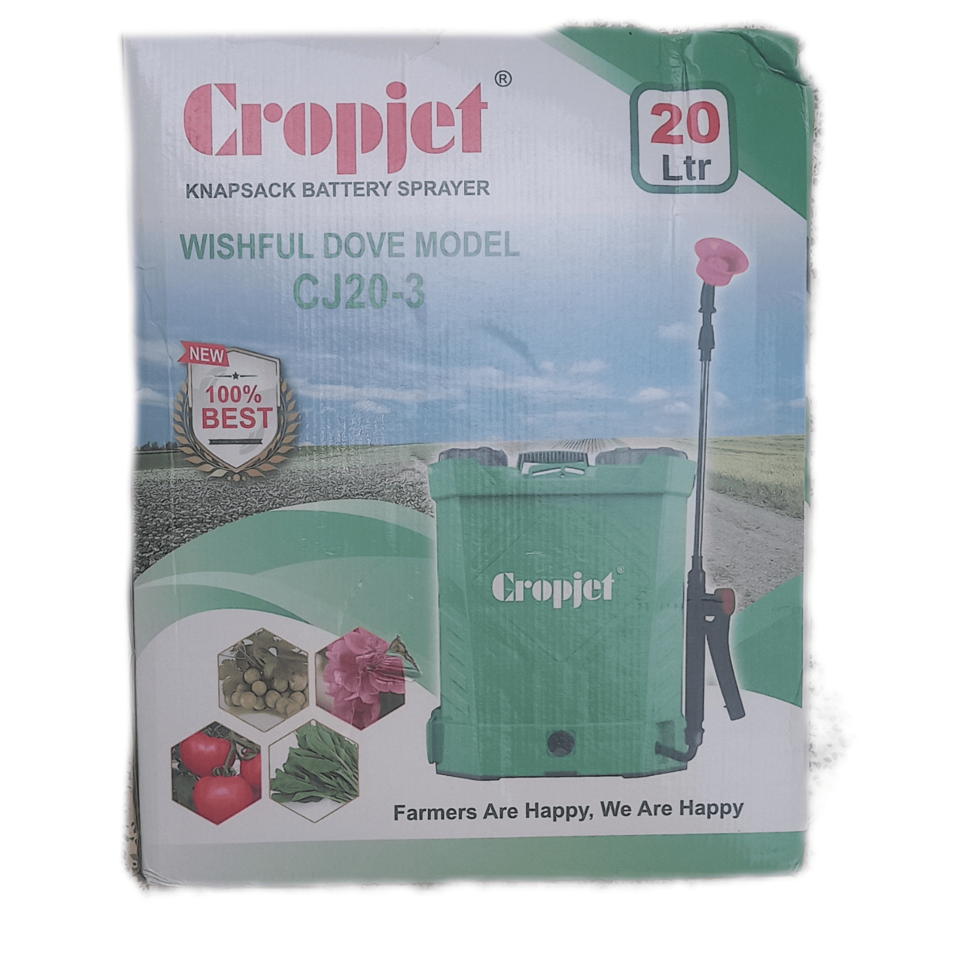 سمپاش شارژی تک کاره کراپ جت Cropjet مدل CJ ۲۰-۳ — تصویر ۶