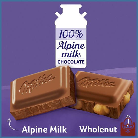 شکلات میلکا چیپسی با مغز کوکی 100 گرمی | Milka Choco Cookie Chocolate اصل — تصویر ۱۰