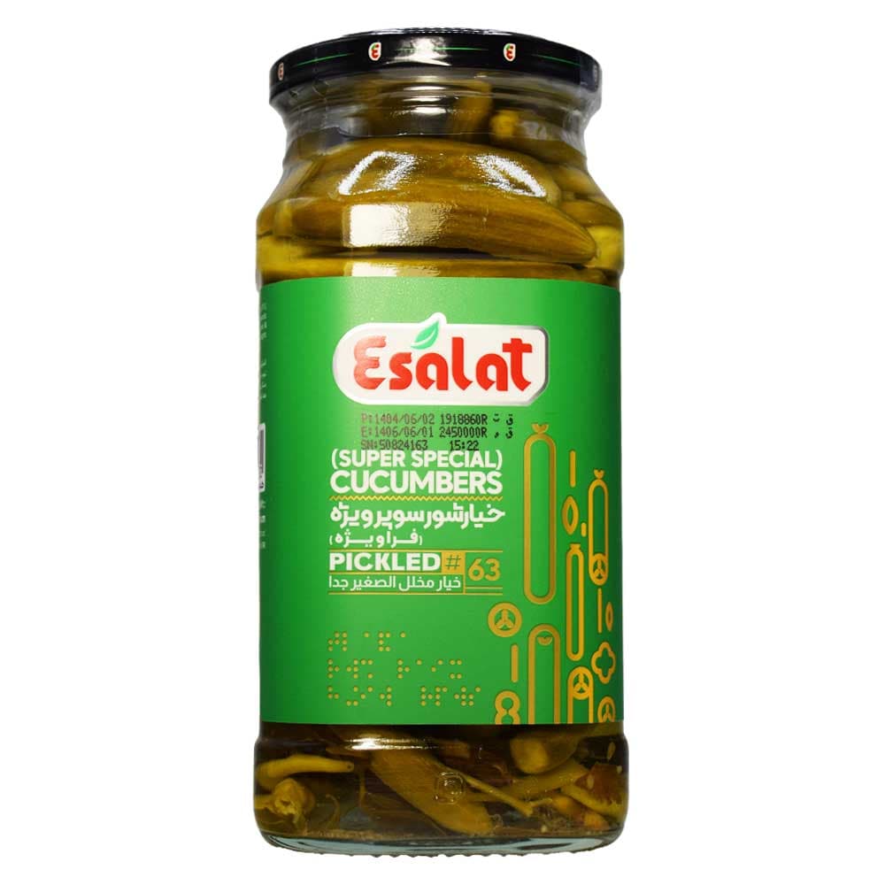 خیارشور سوپر ویژه اصالت ESALAT وزن 600 گرم