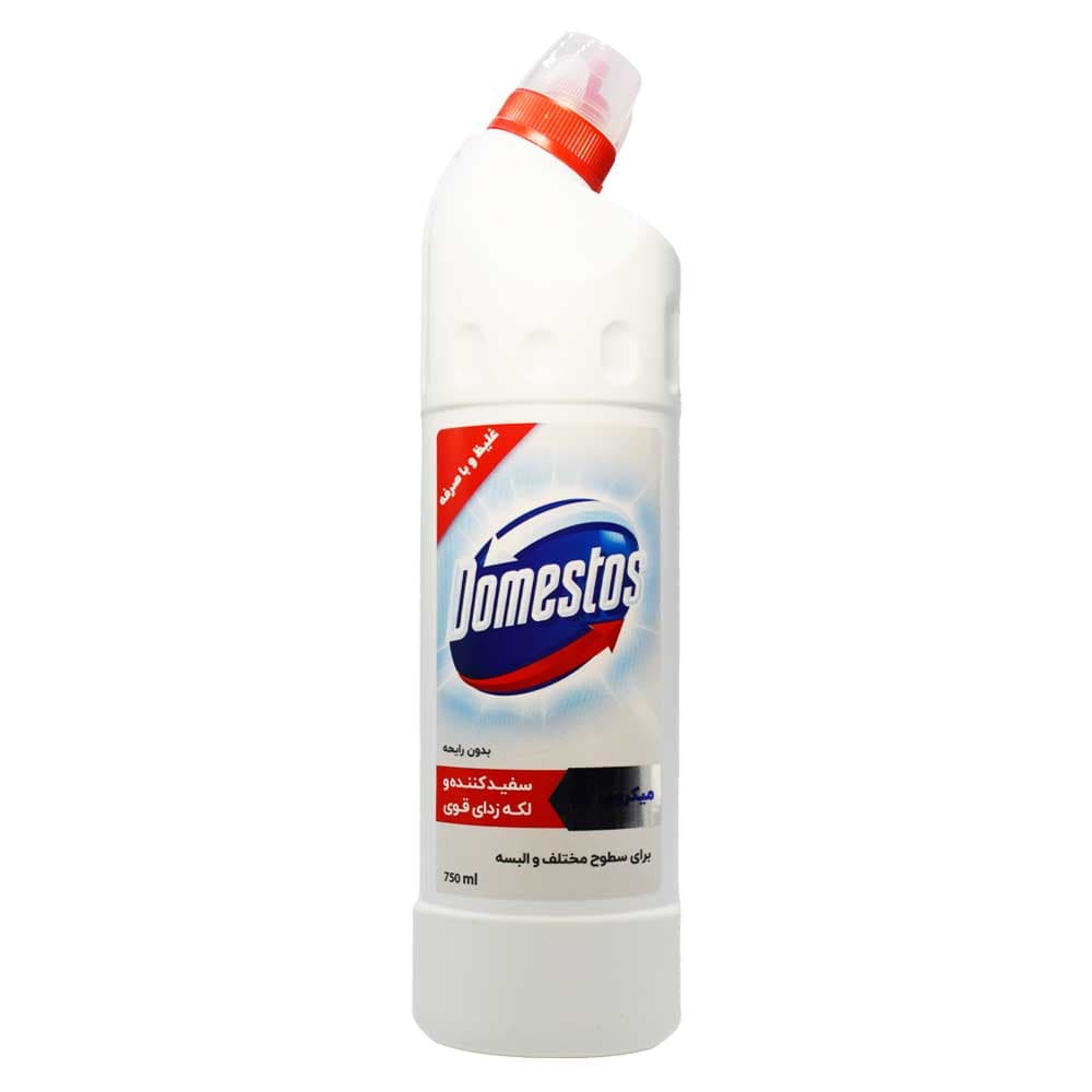 سفیدکننده و لکه زدای دامستوس DOMESTOS حجم 750 میلی لیتر