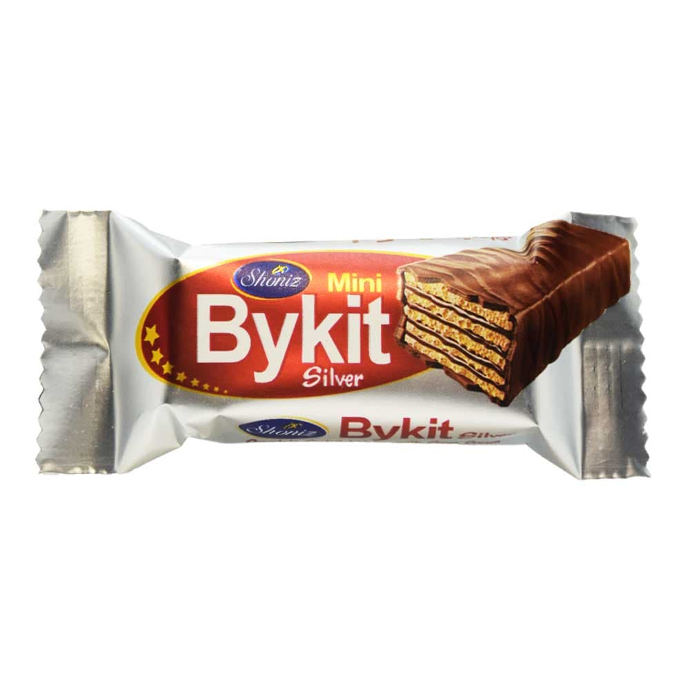ویفر با روکش شکلات و کرم کاکائو بایکیت BYKIT مینی وزن 11 گرم