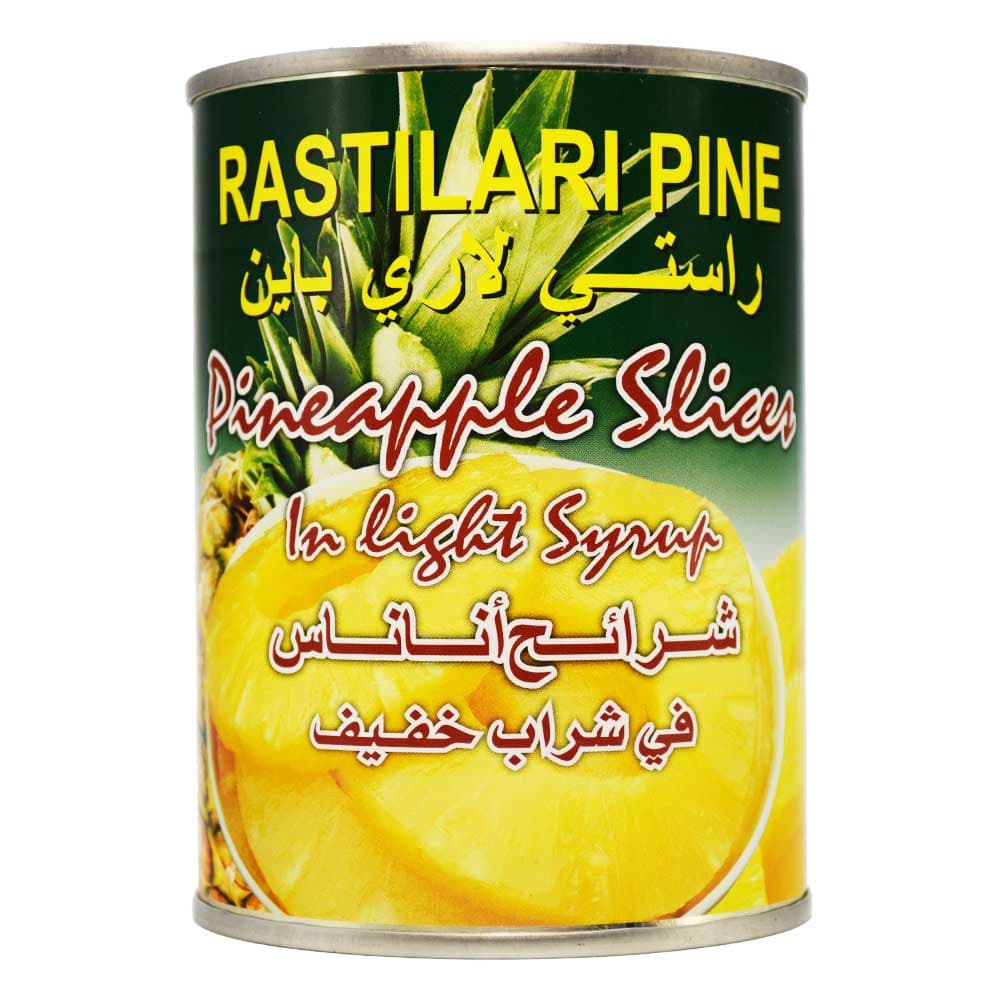 کمپوت آناناس حلقه ای راستیلاری RASTILARI اصل تایلند وزن 565 گرم