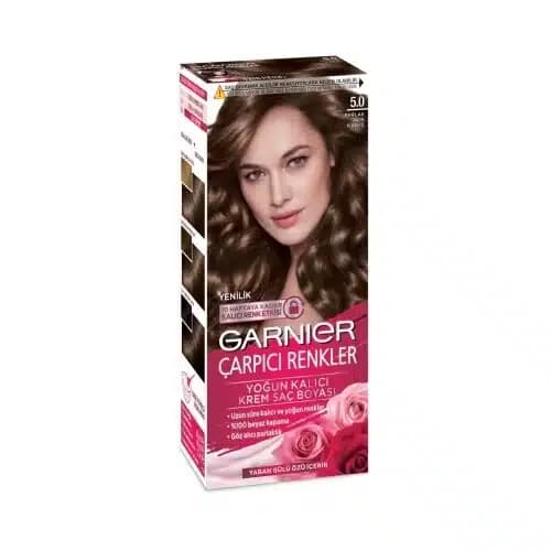 کیت رنگ موی گارنیر سری Sensation قهوه ای روشن شماره 5