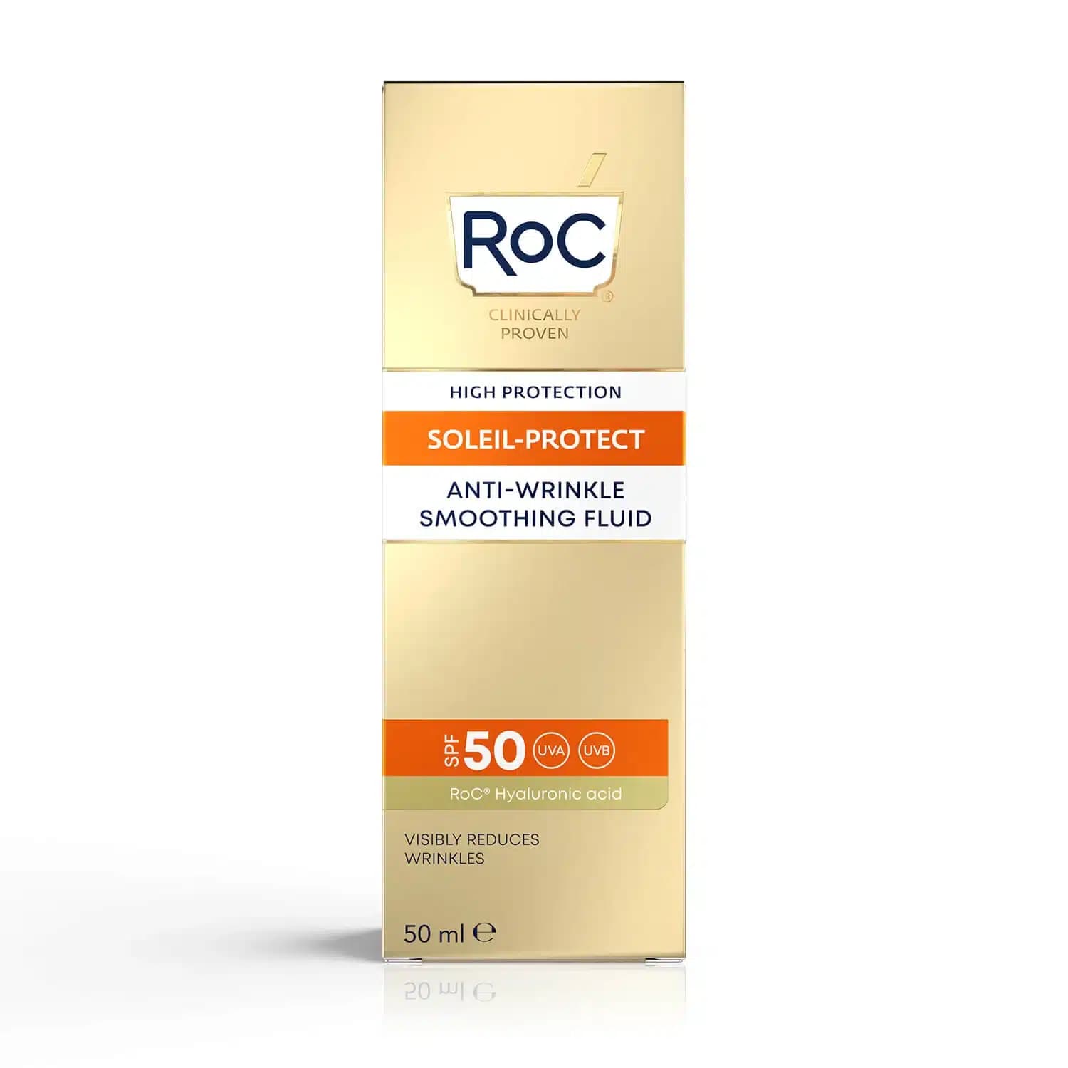کرم ضد آفتاب و ضد چروک صورت RoC مدل SOLEIL PROTECT با SPF50 اصل فرانسه