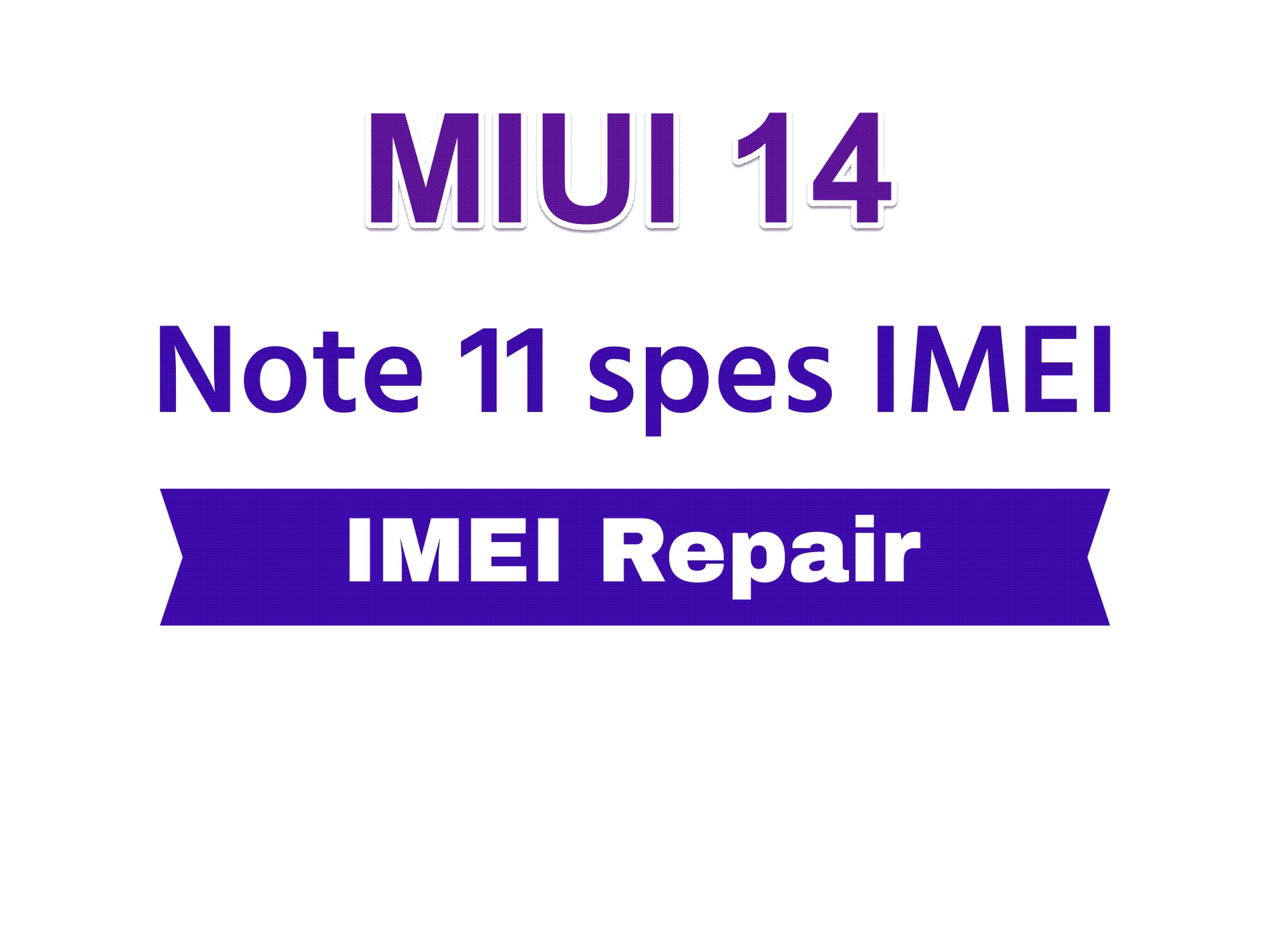 آموزش ترمیم سریال | Redmi Note 11 (spes) – MIUI 14