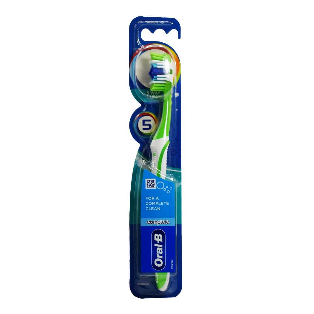 مسواک حرفه ای اورال بی ORALB اصل ایرلند مدل Complete با برس مدیوم