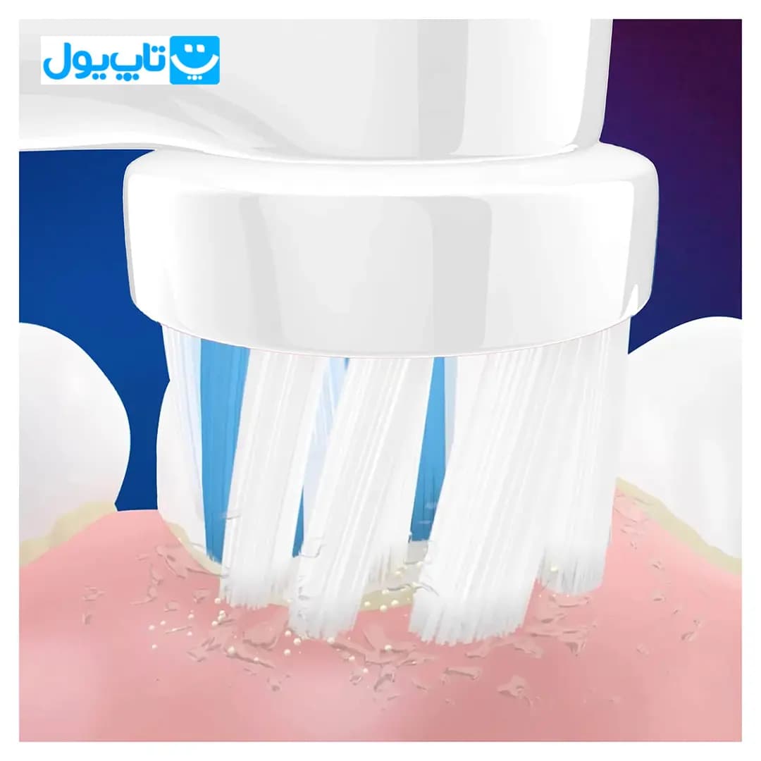 مسواک برقی کودک اورال-بی Oral-B مدل Starter Pack طرح فروزن به همراه سری یدک — تصویر ۴