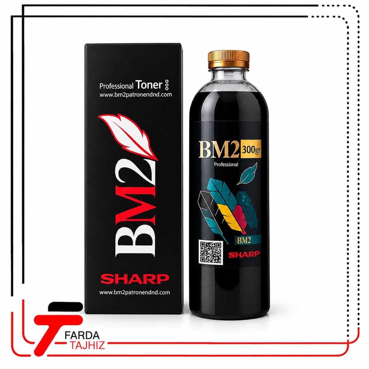ست 4 عددی تونر BM2 شارپ — تصویر ۸