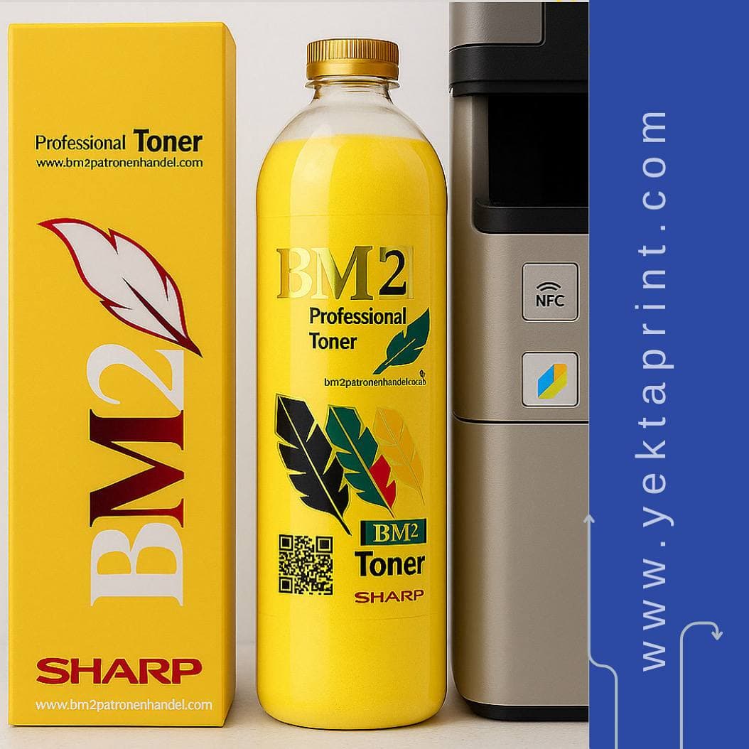 تونر زرد BM2 شارپ 300 گرم — تصویر ۳