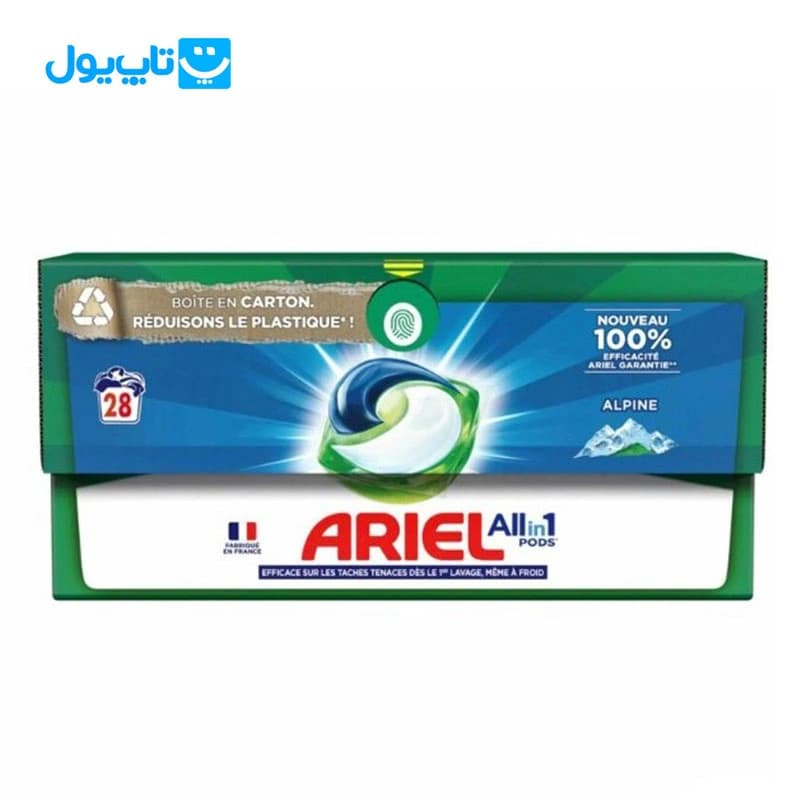 قرص ماشین لباسشویی آریل Ariel مدل All in 1 Alpine — تصویر ۲