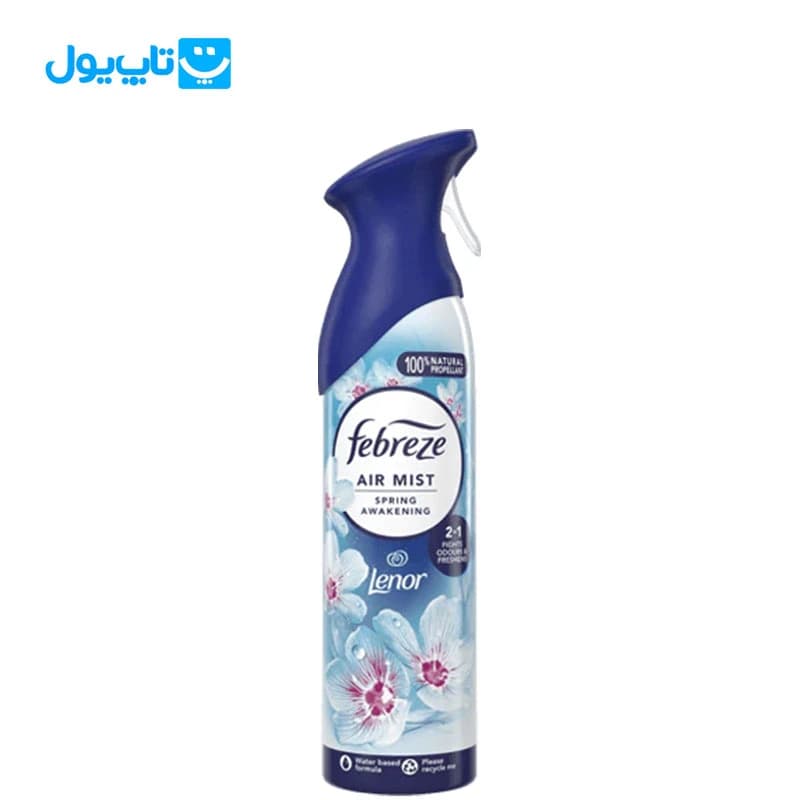 اسپری خوشبو کننده‌ هوا فبرز febreze رایحه‌ گل بهاری حجم 185 میلی لیتر — تصویر ۵