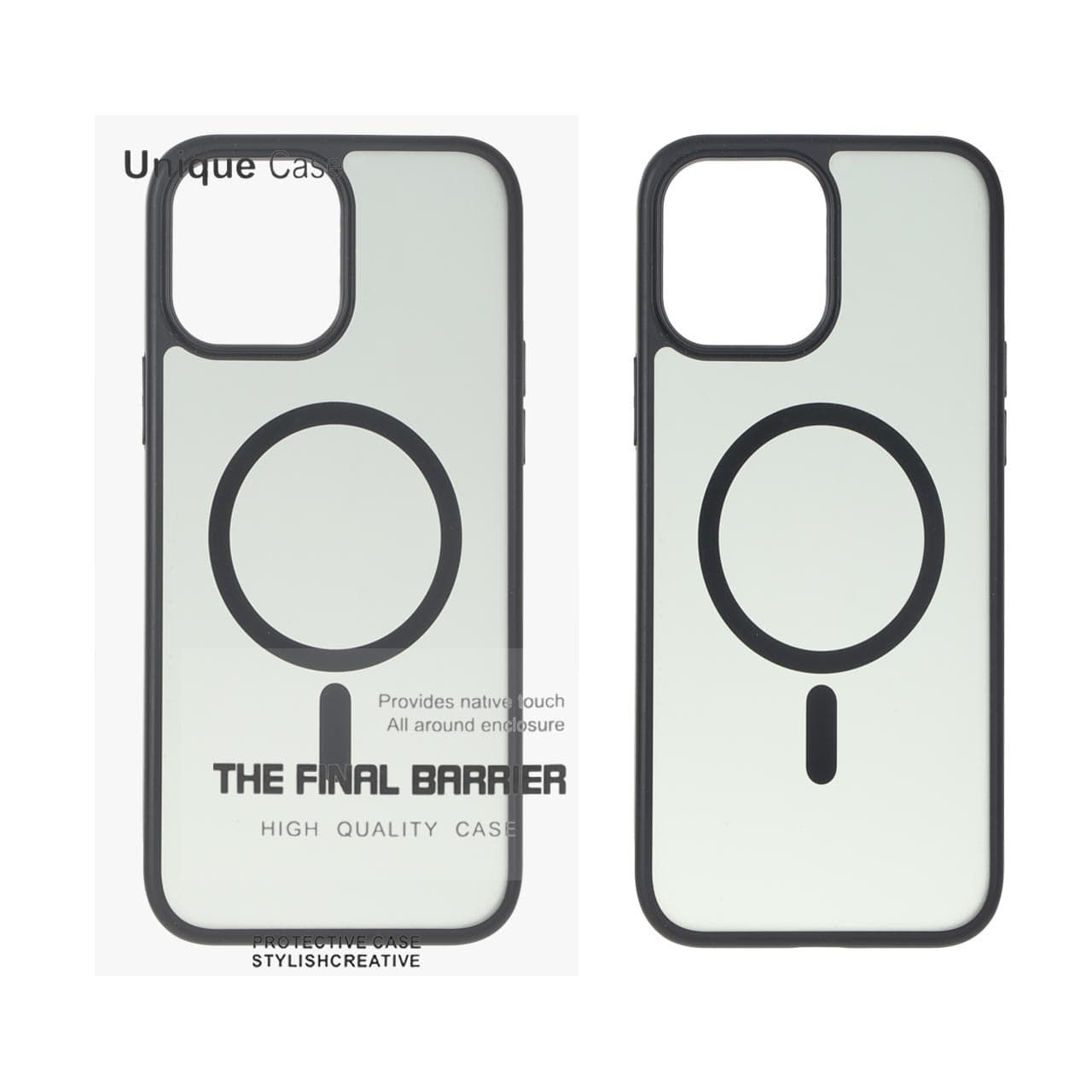 قاب Unique Case مات دودی MagSafe مدل Apple iPhone 13 Pro Max – مشکی (پک دار)