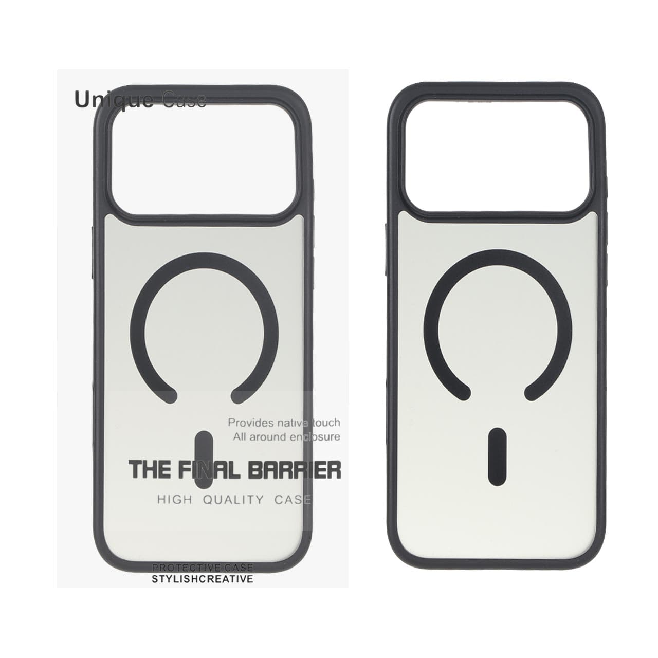 قاب Unique Case مات دودی MagSafe مدل Apple iPhone 17 Pro Max – مشکی (پک دار)