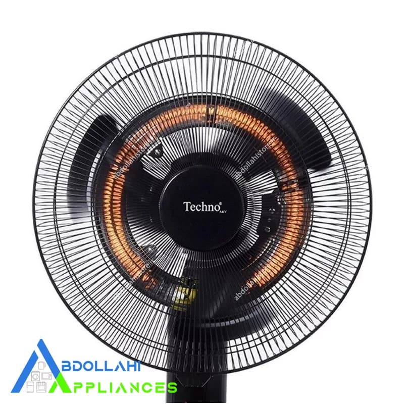 پنکه و هیتر بخاری تکنو techno مدل Te-9600 — تصویر ۳