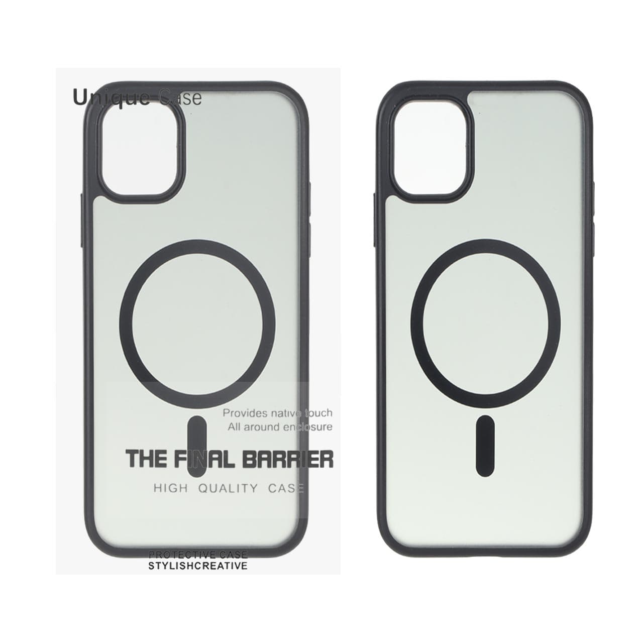 قاب Unique Case مات دودی MagSafe مدل Apple iPhone 11 – مشکی (پک دار)